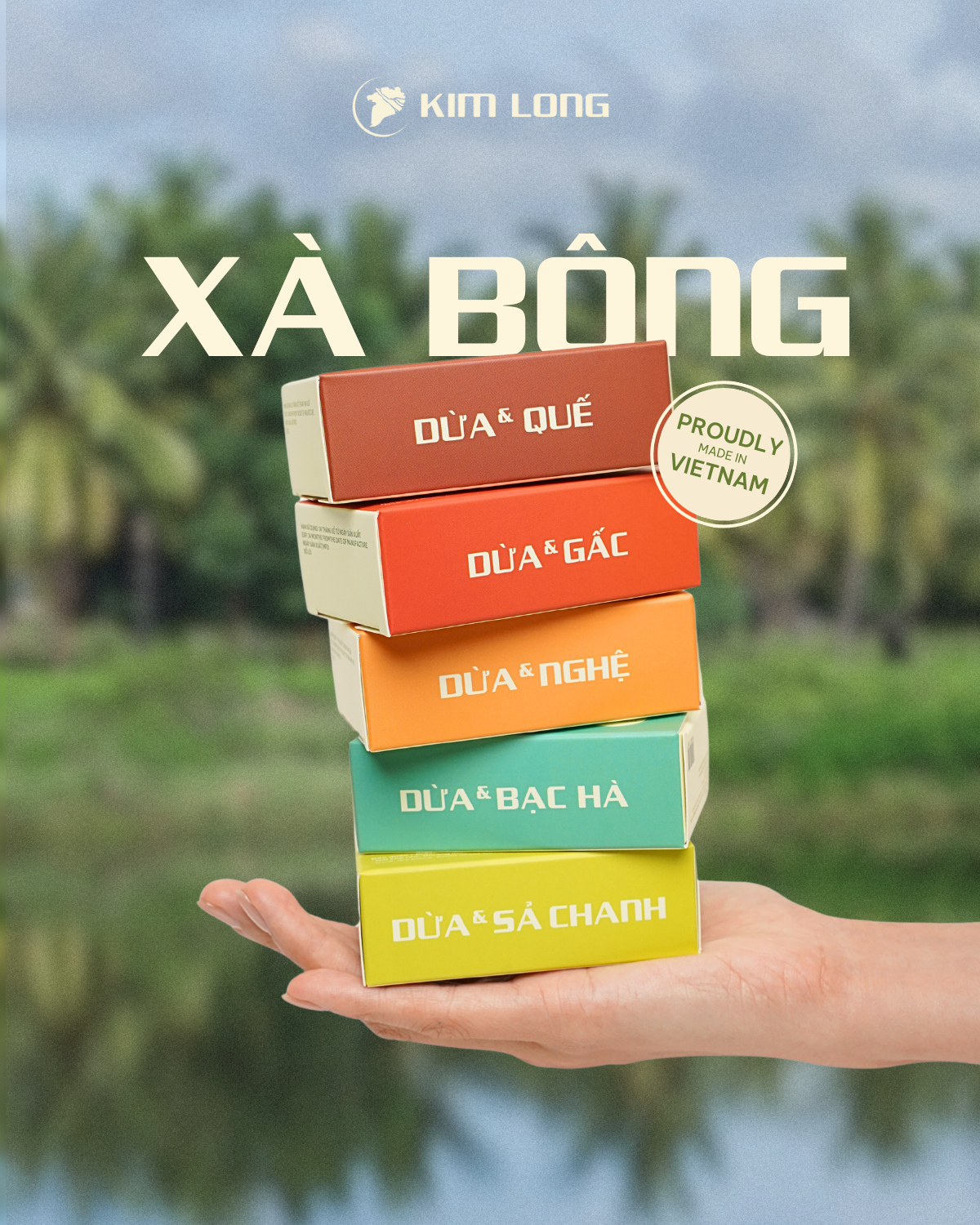 Xà bông dừa handmade (xà phồng dừa)