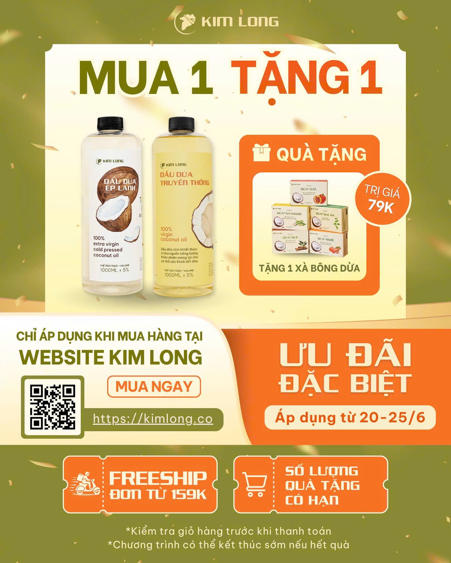 [Combo] Ép lạnh - Truyền thống (Tặng 1 xà bông dừa)