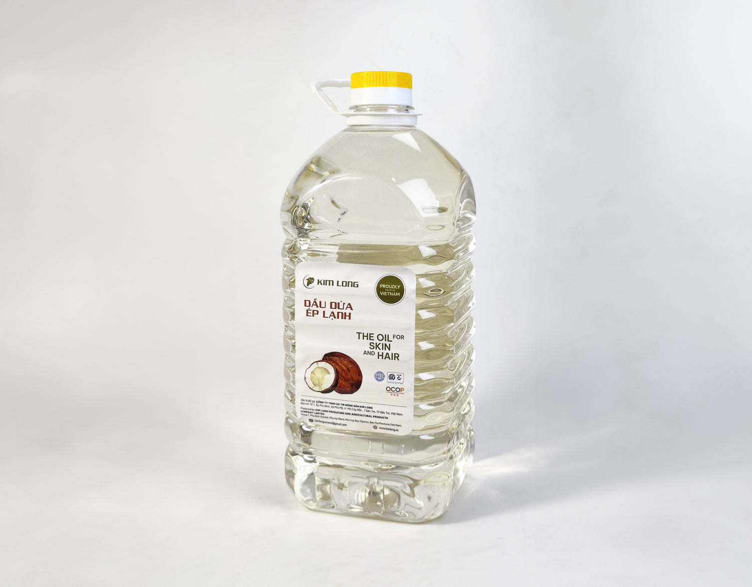 Dầu dừa ép lạnh - can 5 lít