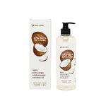 Dầu dừa ép lạnh Kim Long 500ml – Cold-pressed pure coconut oil, 100% nguyên chất, giữ trọn dưỡng chất tự nhiên, an toàn cho da, tóc và sức khỏe – natural & pure.