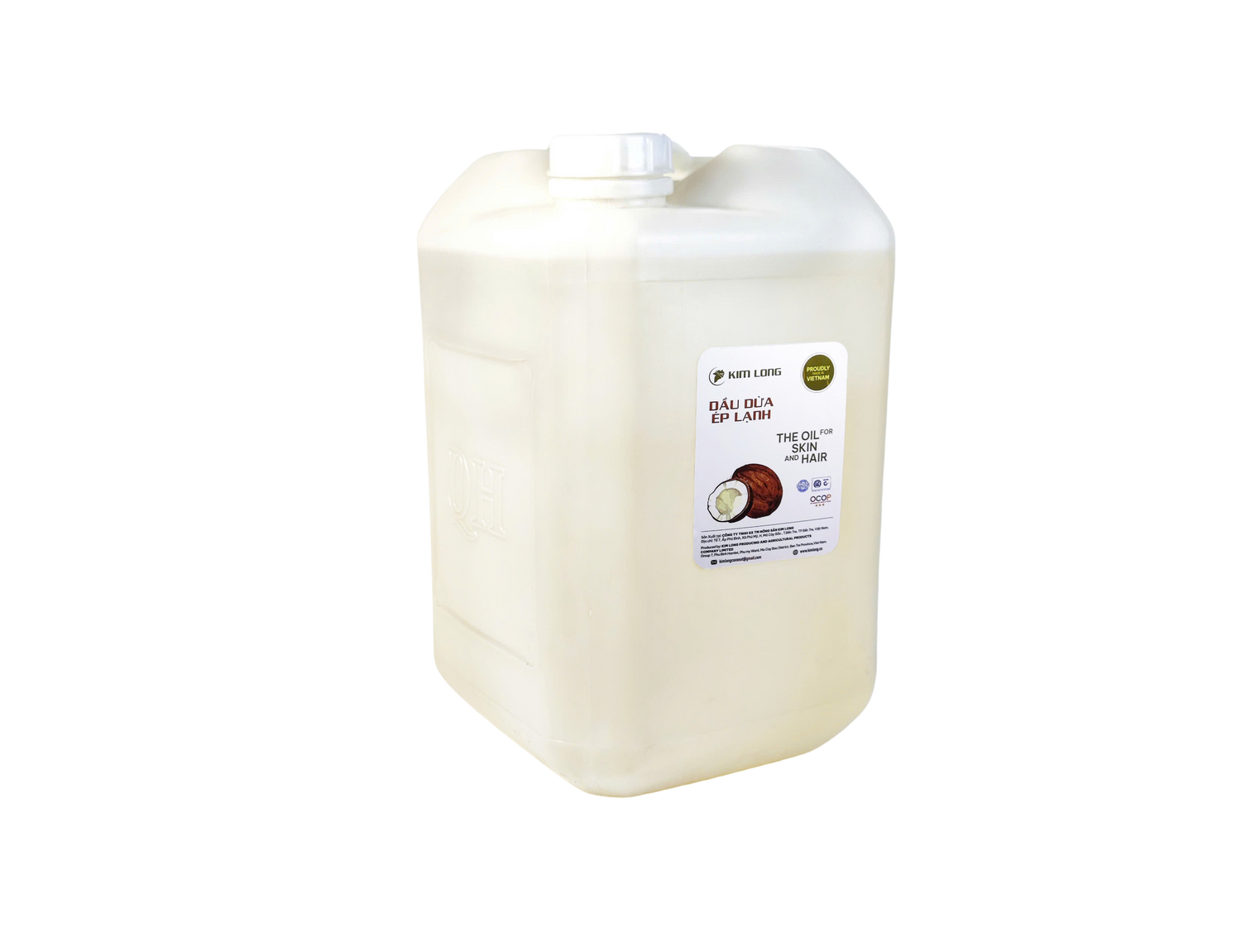 Dầu dừa ép lạnh giá sỉ 20 lít