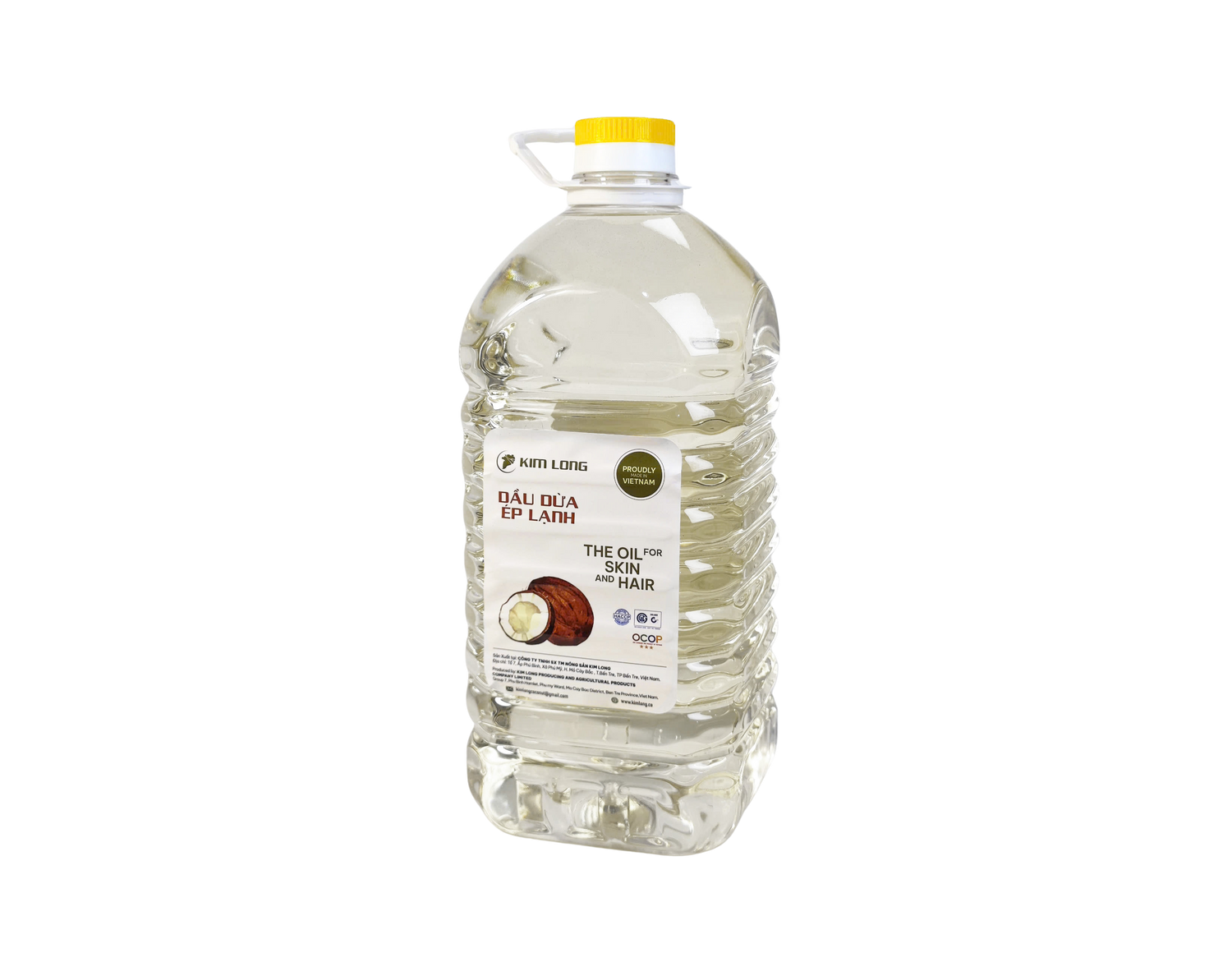 Dầu dừa ép lạnh - can 5 lít