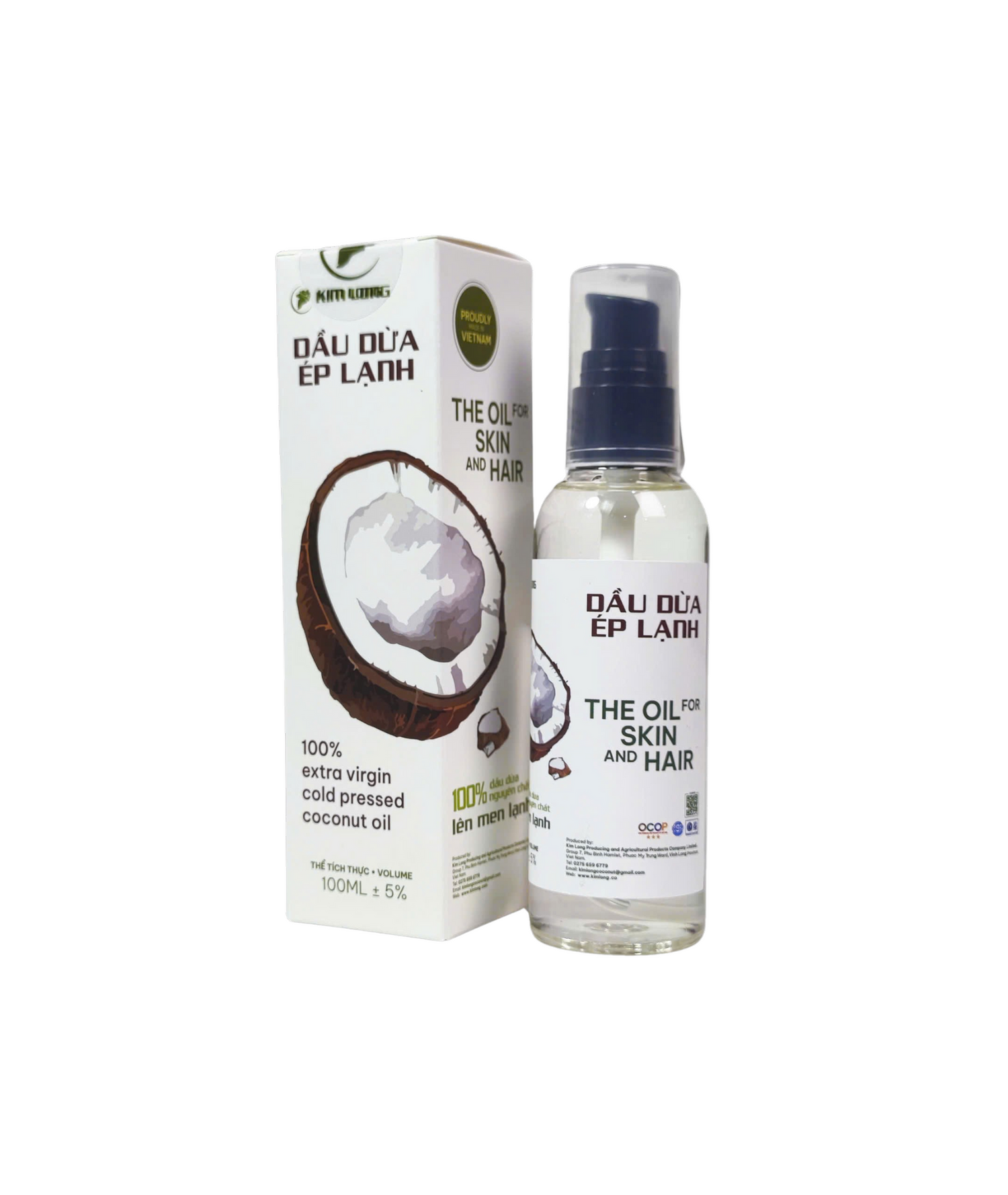 Dầu dừa ép lạnh - 100ml