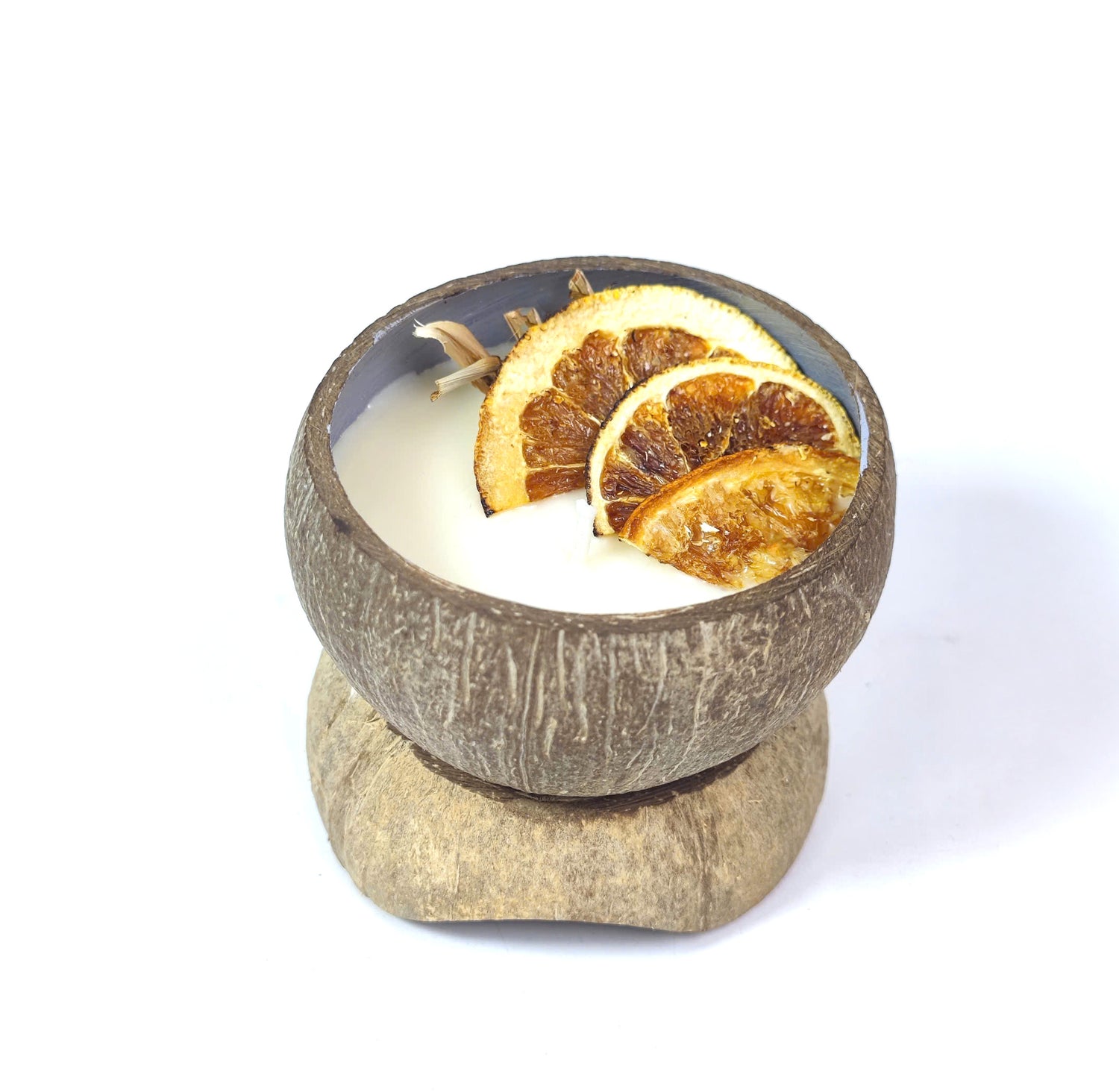 Nến thơm gáo dừa - có nắp