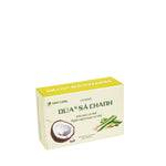 Xà bông dừa sả chanh Kim Long – Handmade coconut soap with lemongrass, 100% thiên nhiên, tươi mát, thanh khiết, an toàn cho mọi loại da – natural, refreshing & gentle.